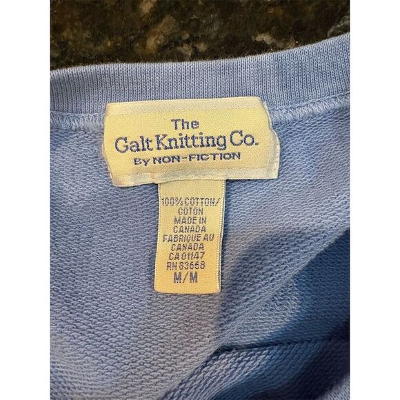 The Galt Knitting Co. Men's M Light Blue Sweat Shorts Set Casual - Picture 8 of 8